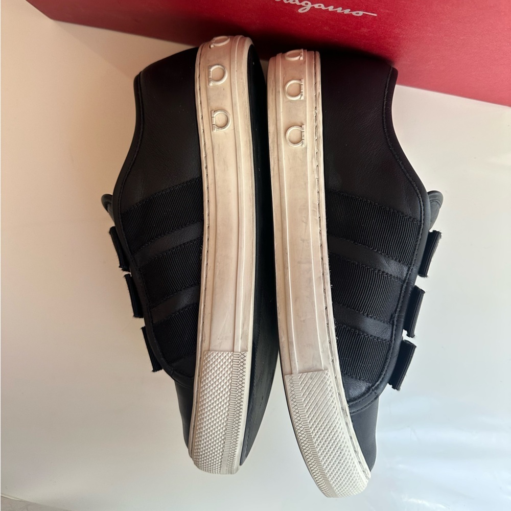 Salvatore Ferragamo Nataly sneakers 8C nero calf - Picture 3 of 7